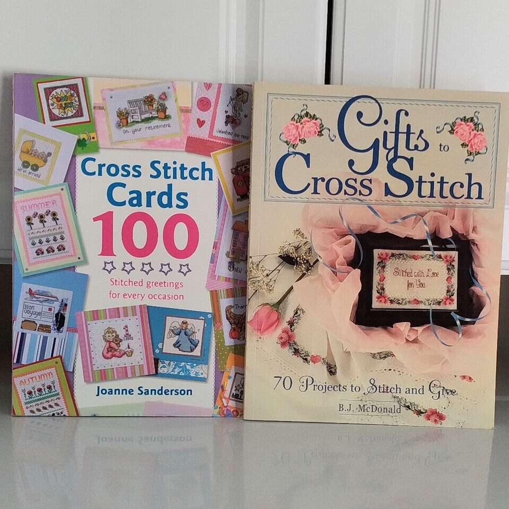 2 Cross Stitching Books
